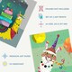 image 4 of Set of 3 Girl Kids Bedroom Llama Cool White Yellow Pink Camping Party Wall Art Print A4