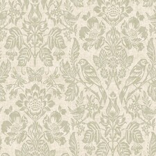 Holden Decor Hawthorn Meadow Blown Vinyl Textured Wallpaper | Green | Sage Green | 1