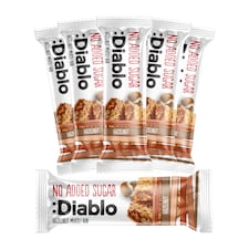 Diablo No Added Sugar Hazelnut Muesli Bar 30g 6 Pack