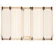 image 2 of Bettacare Wooden Multi Panel Flexible Pet Barrier, Natural Wood, up to 376cm Wide, Dog Barrier for Pets Dogs and Puppy Cream | Natural
