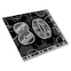 image 2 of Unique Party Black Glitz 80th Birthday Party Napkins - Black - One Size