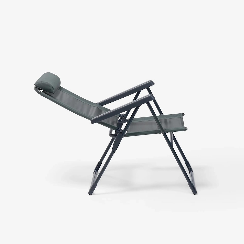 image 1 of Decathlon Comfortable, folding, reclining camping chair