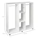 image 3 of HOMCOM Mobile Double Open Wardrobe w/ Clothes Hanging Rail