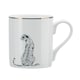 image 1 of Mikasa Cheetah Straight-Sided Porcelain Mug, 280ml | White