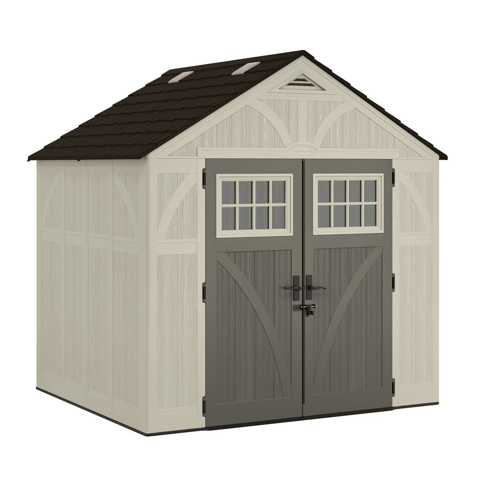 image 1 of Suncast Tremont Shed 8x7 | Cream