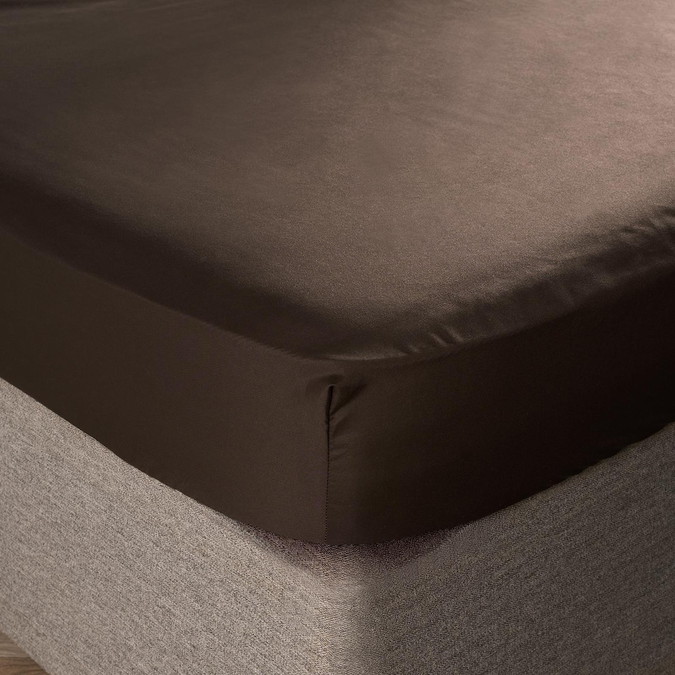 image 1 of OHS Plain Dyed Deep Fitted Bed Sheet Ultra Soft Microfibre