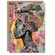 image 1 of African Woman Headwrap Portrait Modern Him Her Birthday Card