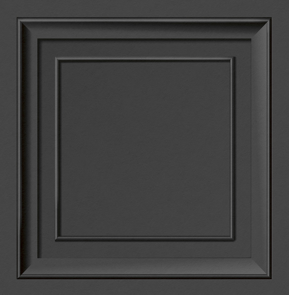 image 1 of Fine Decor FD43001 Distinctive Square Panel Wallpaper, Dark Grey