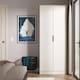 image 2 of Islay Tall Double Wardrobe in Kashmir Matt (Ready Assembled) | Cream | Kashmir Matt
