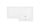 image 1 of Balterley Contemporary L Shaped Shower Bath Right Hand