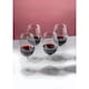 image 3 of Mikasa Wine Glass Set Clear Bordeaux Crystal Set of 4