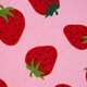 image 5 of OHS Strawberry Print Microfibre Absorbent Holiday Beach Bath Towel, 71x152cm - Pink