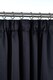 image 1 of Essential Woven Thermal Blackout Pencil Pleat Curtains 228cm x 228cm Black | Black | Black