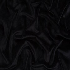 Minerva Core Range Black Super Soft Plush Fleece Fabric for Dressmaking, Toy Making, 150cm / 59" Wide - per metre