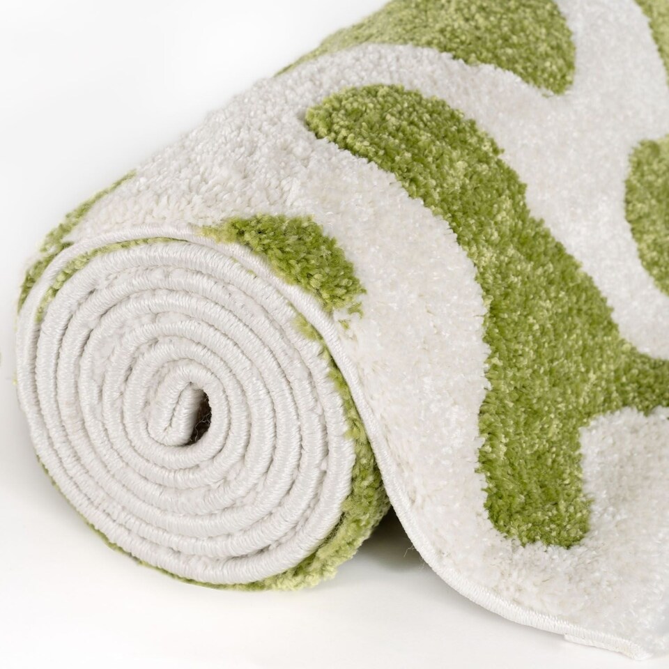 image 1 of The Rugs Joli Collection Abstract Pattern Soft and Dense Pile Living Room and Bedroom Floor Rug