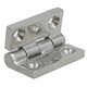 image 6 of Polished Door Butt Hinge 2 Pack Stainless Steel 38mm x 38mm 316 Marine Cabin Silver