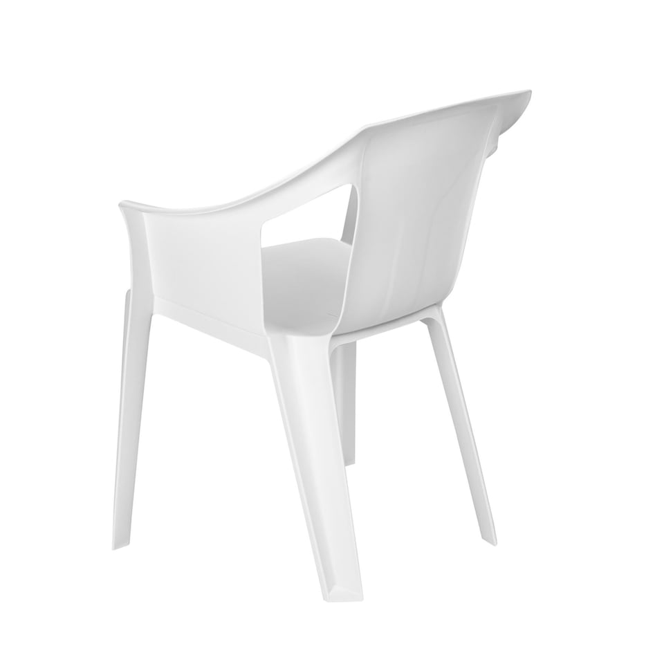 image 1 of Resol Cool Garden Dining Chairs - White - Pack of 2 | White | White