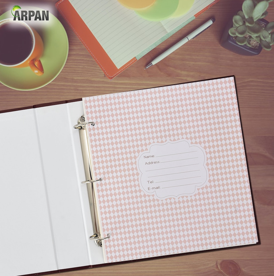 image 1 of ARPAN Extra-Large 3-Ring Binder Self Adhesive Photo Album – 20 Sheets / 40 Sides – Sticky Page Scrapbook Memory Album for Photos, Keepsakes & Special Occasions