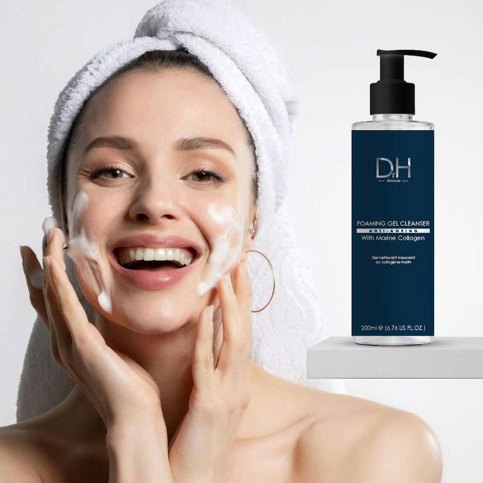 image 1 of Dr H Foaming Gel Cleanser with Marine Collagen 120ml
