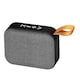 image 1 of Avenue Fashion Fabric Bluetooth Speaker - Grey - One Size