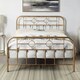 image 2 of Ware Victorian Industrial Design Brass Metal Bed Frame (Double)