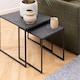 image 6 of Infinity Nest of Tables in Black Matt Set of 2