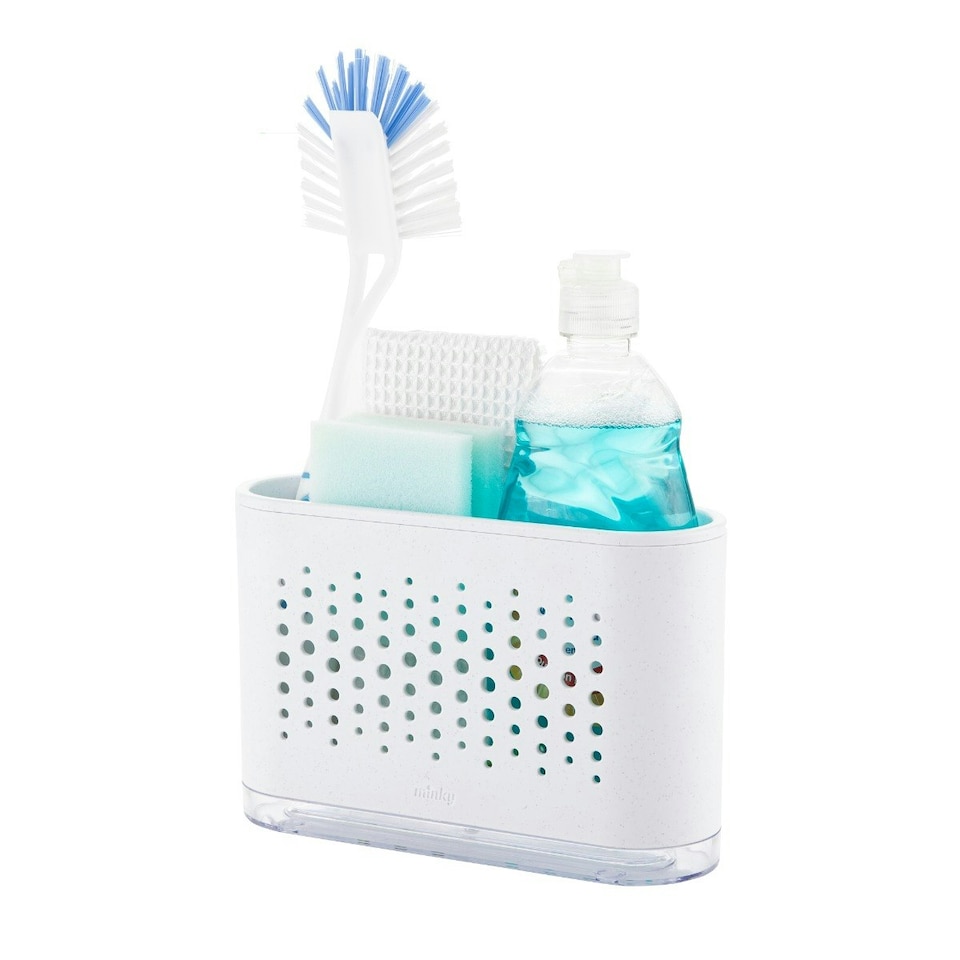 image 1 of Slimline Sink Tidy Speckled White