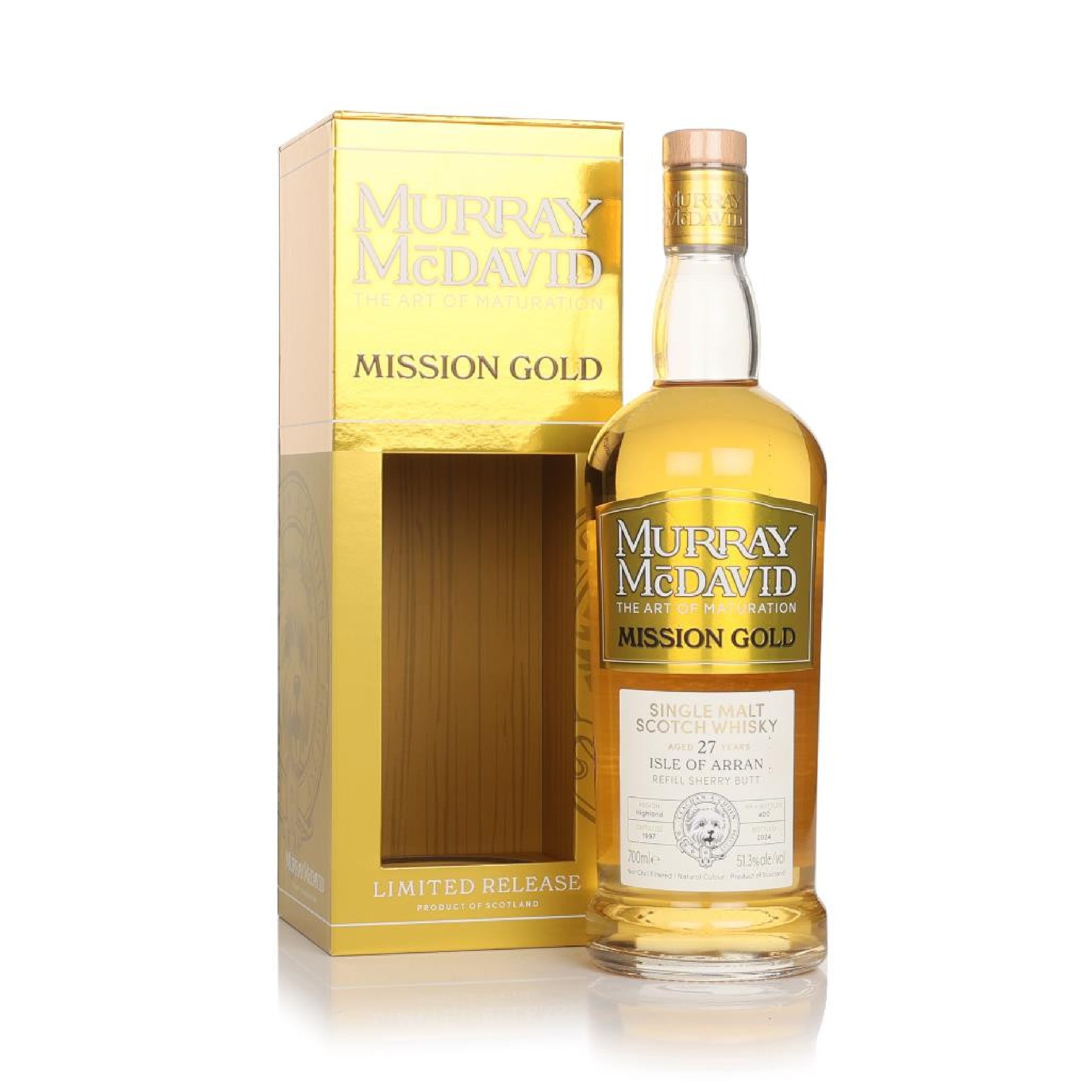 Arran 27 Year Old 1997 - Mission Gold Murray McDavid | Clear