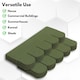 image 6 of Premium Asphalt Roof Shingles - Fish Scales Design 80 x 31.5 cm Weather Resistant Roofing Felt (25 Pcs)