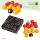 image 5 of Full Size UK Regulation 16 Red and Yellow Pool Ball Set | Multi