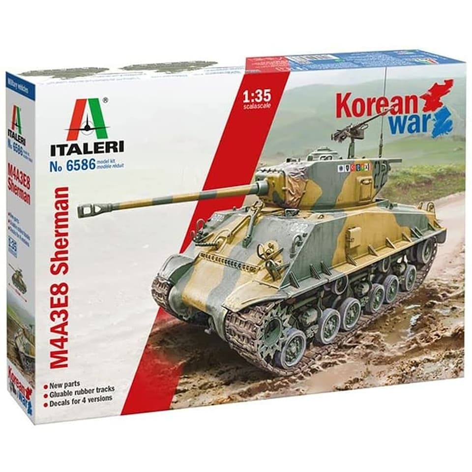 Italeri M4A3E8 Sherman Korean War