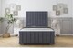 image 1 of Sloomy California Steel Plush Bed Frame With Mattress With 50" Upholstered Headboard 4' Small Double