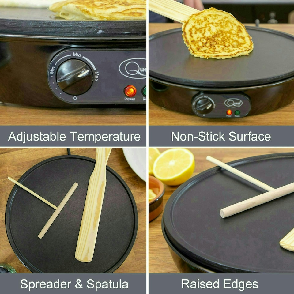 image 1 of Quest Electric Pancake, Crepe & Flatbread Maker
