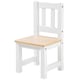 image 3 of Dining Table and Chairs - 3-piece set for children made of pine wood White