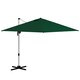 image 1 of Outsunny 3 x 3(m) Cantilever Roma Parasol with Cross Base Green