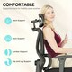 image 3 of HOMCOM Executive Office Chair, Recliner Computer Chair with Footrest, Black 