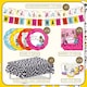 image 4 of Talking Tables Alice Wonderland Party Tableware Pack - Bright - 16 Pack