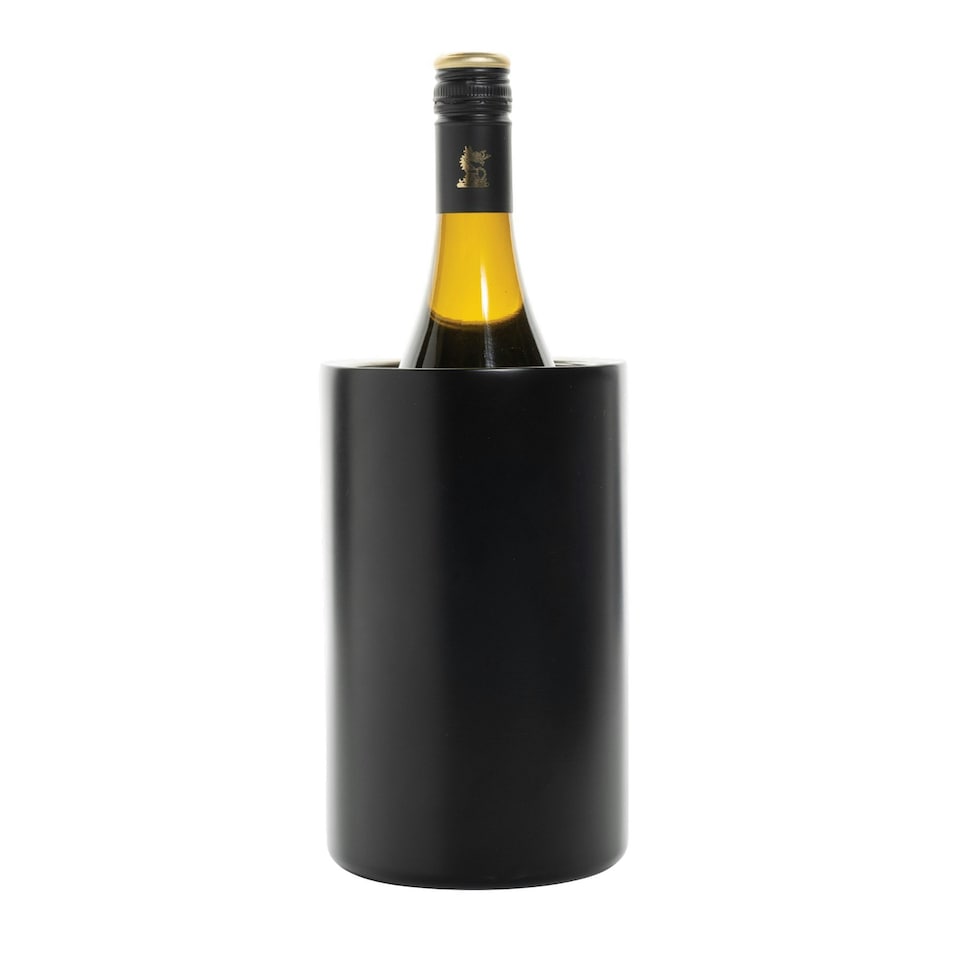 image 1 of XD Collection Vino Recycled Stainless Steel Wine Cooler - Black - One Size | Black