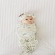 image 2 of Copper Pearl Knitted Swaddle Blanket Rex