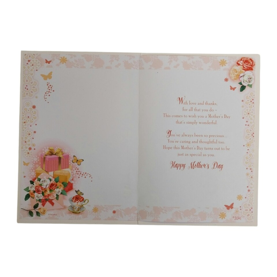 image 1 of To A Special Mum Roses And Gift Design Mother's Day Card