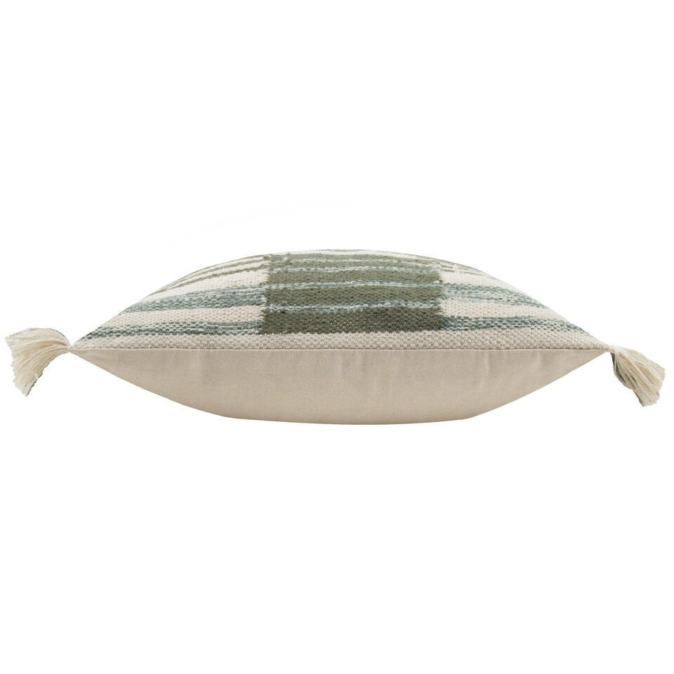 image 1 of Yard Torode Woven Cushion, Sage, 45 x 45cm