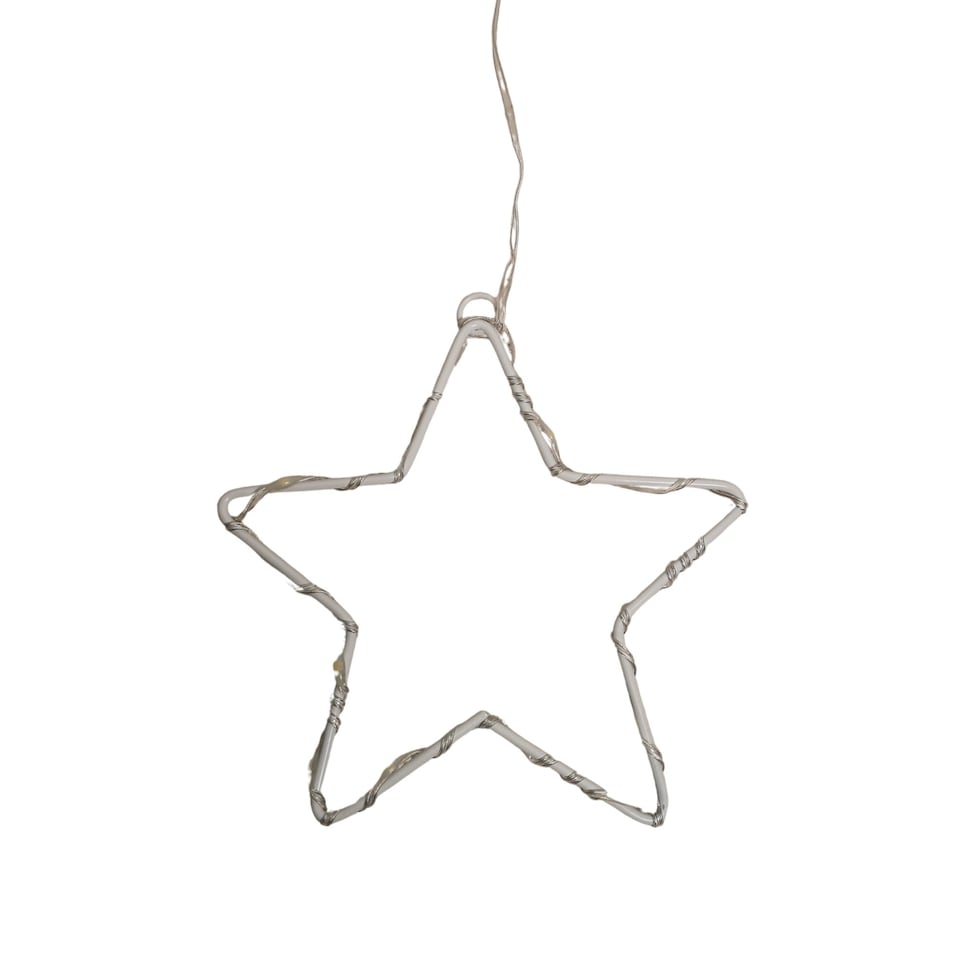 image 1 of 1.2m Multi Colour LED Star Curtain Lights Christmas Decorations