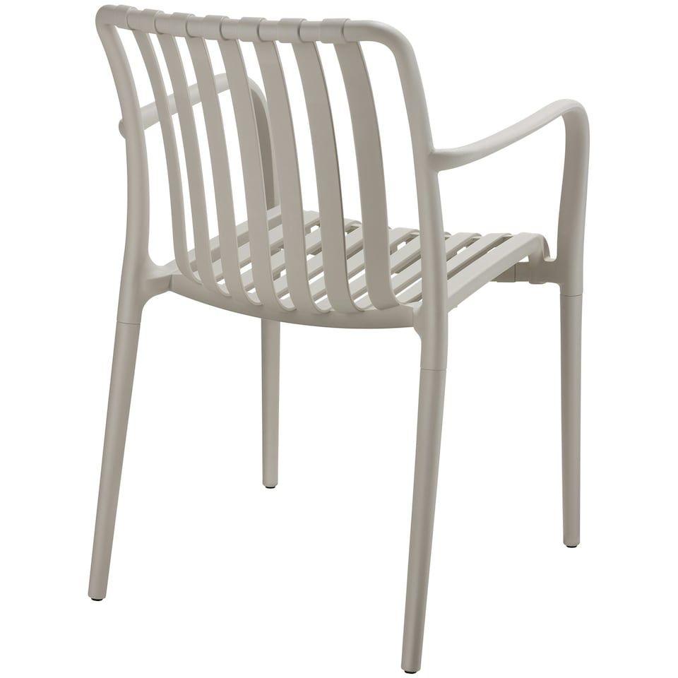 image 1 of Garden Chairs Alcudia - weather-resistant, durable and long-lasting plastic - Set of 6 Brown | Taupe