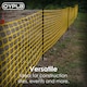 image 6 of Heavy Duty Yellow Safety Barrier Mesh Fencing 1mtr x 50mtr | Yellow | 1