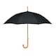 image 1 of MidOcean Cumuli RPET Stick Umbrella - Black - One Size | Black