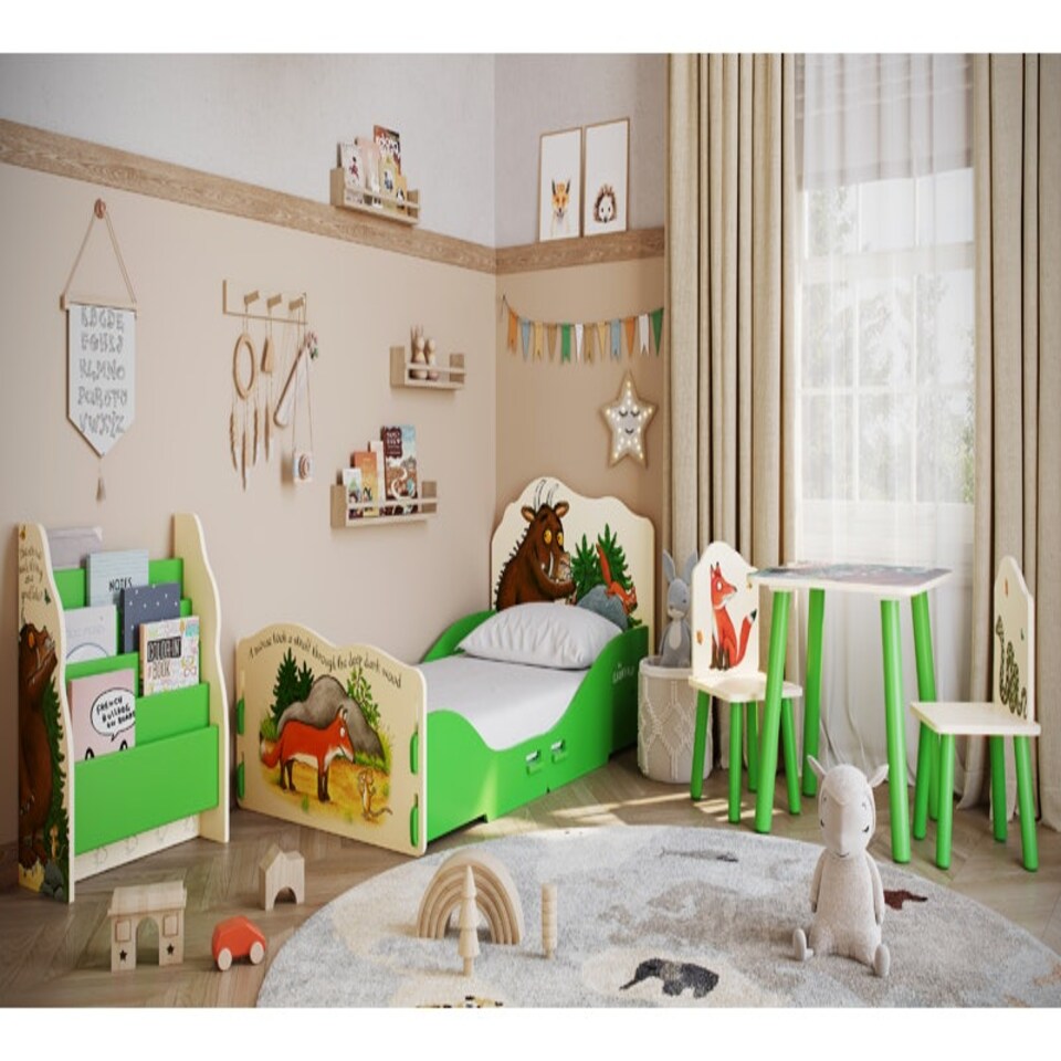 image 1 of Gruffalo Sling Bookcase - MDF/Wood - L23 x W51 x H60 cm Multi