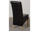 image 8 of Kuba 180 x 90 cm Chunky Oak Dining Table and 6 Montana Leather Chairs | Black | Black