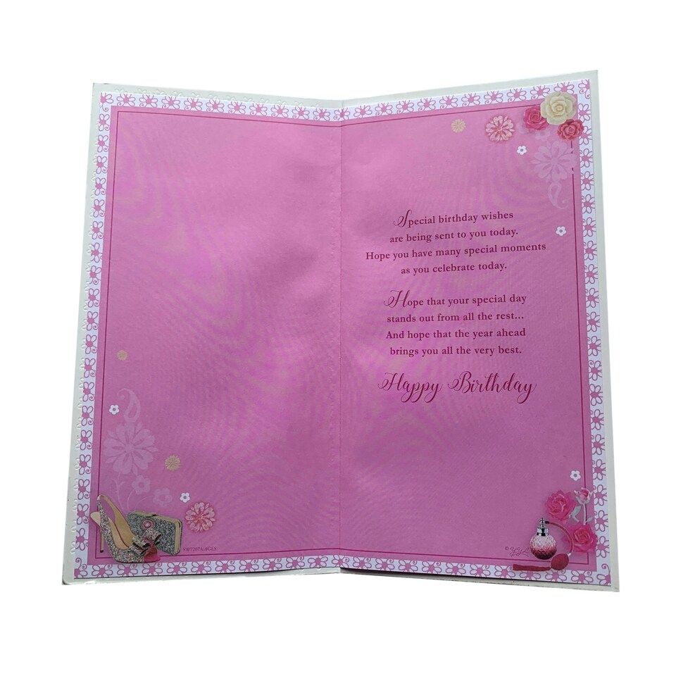 image 1 of You're 50 Today Birthday Open Female Soft Whispers Card