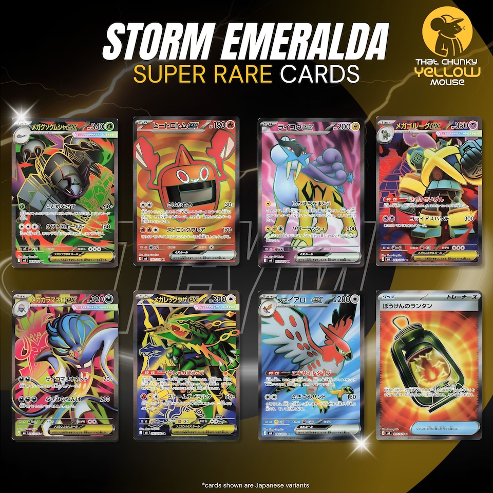Pokemon Cards Storm Emeralda - Korean Booster Box 30 Packs Mega