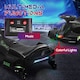 image 4 of HOMCOM 12V Electric Go Kart for Kids with Music, LED Lights, Black